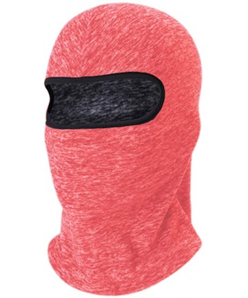 Balaclavas Winter Balaclava Face mask Thick Scarf ski mask Neck Gaiter face Cover face Cloth Head Hood - Orange - CH18Z3R2W7Z...