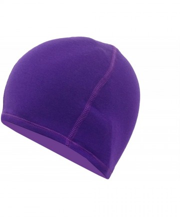 Skullies & Beanies All Season Beanie Hat Skull Cap Size Large - Purple - CM12KCIHME3 $14.24
