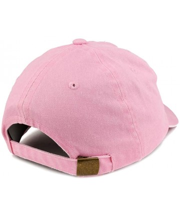 Baseball Caps Established 1970 Embroidered 50th Birthday Gift Pigment Dyed Washed Cotton Cap - Pink - CX180N34HLN $22.29