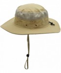 Sun Hats Outdoor Mesh Sun Hat Wide Brim Sun Protection Hat Fishing Hiking Hat - 1-kahiki - CY12EQGGDXX $24.10