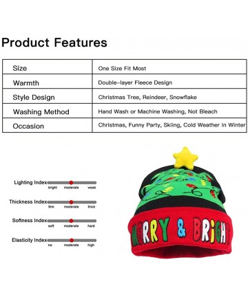 Skullies & Beanies Winter Beanie Holiday Funny - C418IS9EGHM $19.78