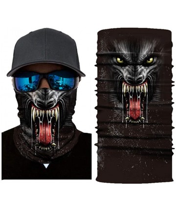 Balaclavas Cat Print Face Mask- Rave Bandana- Neck Gaiter- Scarf- Summer Balaclava for Dust Wind UV Protection - Dgj - C2197Z...