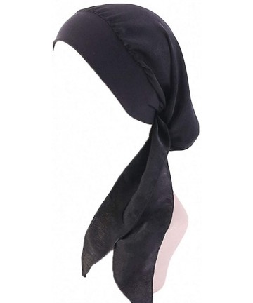 Skullies & Beanies Chemo Headwear Turbans for Women Long Hair Head Scarf Headwraps Cancer Hats Scarf Gifts for Hair Loss - CA...