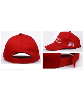Baseball Caps Men Women Make America Great Again Hat Adjustable USA MAGA Cap-Keep America Great 2020 - 2 Pack-- Maga Red - CP...
