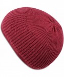 Skullies & Beanies 100% Cotton Over-The-Ear Beanie Kufis with Ribbed-Knit in Solid Colors - Great for Daily Wear and as a Che...