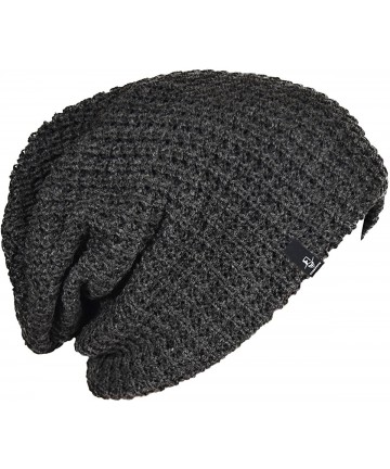 Skullies & Beanies Mens Slouchy Long Oversized Beanie Knit Cap for Summer Winter B08 - Grey - CO12H0WK1KV $16.86