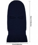 Balaclavas 2-Hole Knitted Full Face Cover Ski Mask- Adult Winter Balaclava Warm Knit Full Face Mask for Outdoor Sports - CG18...