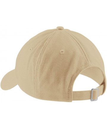 Baseball Caps Cactus Embroidered Soft Low Profile Adjustable Cotton Cap - Stone - CF12O6326IY $26.05