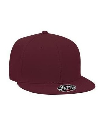 Baseball Caps Custom Snapback Hat Otto Embroidered Your Own Text Flatbill Bill Snapback - Maroon - C0187DGI6DU $32.64