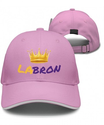 Skullies & Beanies labron-Gold-Crown Mens Womens Breathable Baseball Hats - Labron-gold-crown-2 - C718GL6ZM7O $29.74