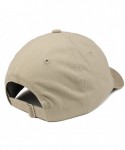 Baseball Caps Ohio State Outline State Embroidered Cotton Dad Hat - Khaki - CM18G62GHNG $26.66