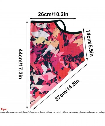 Balaclavas 1 Piece- Colorful Paisley Pattern Neck Gaiter Face Mask for Cycling - 11 - CE194GOQU3W $17.62