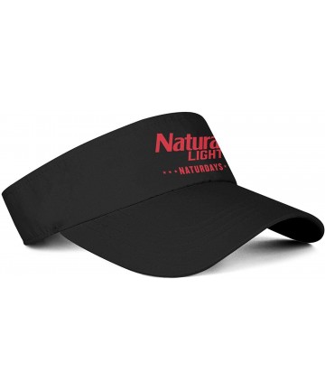 Visors Sports Visor Hats Michelob-Ultra- Men Women Sport Sun Visor One Size Adjustable Cap - Black-18 - CQ18WIR2RRQ $24.15