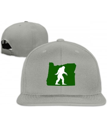 Baseball Caps Oregon Bigfoot Unisex Casual Baseball Cap Cotton Trucker Hat Adjustable Dad Hats - Gray - CT18UNWXTRI $23.62