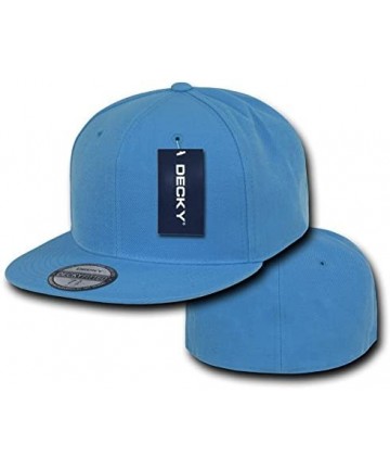 Baseball Caps Retro Fitted Cap - Sky Blue - CB11DJJ5BP5 $19.07