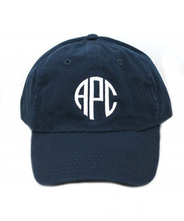 Baseball Caps Women's Monogram Baseball Hat - 30 Plus Hat & Thread Colors - Monogrammed Gifts for Women - CU18GMYSYA0 $29.15