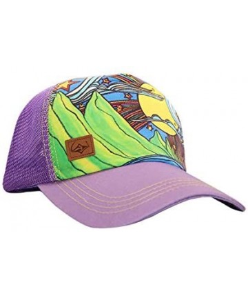 Baseball Caps Trucker Hats for Women - Snapback Woman Caps in Lively Colors - Makana - Lilac - CS18Y065NO4 $32.91