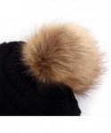 Skullies & Beanies Wool Hats for Women Winter Womens Slouchy Beanie Hat Knit Warm Snow Ski Skull Cap - Black - CR18L9SZT9A $1...