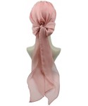 Skullies & Beanies Chemo Headwear Headwrap Scarf Cancer Caps Gifts for Hair Loss Women - Light Coral - C518CGXKU4E $22.90