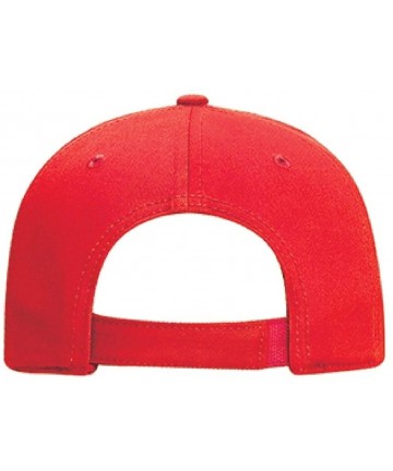 Baseball Caps Pitmaster Embroidered Pro Sport Baseball Cap - Red - CV17X638UM6 $23.24