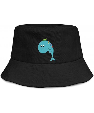 Bucket Hats Colorful Fish Clip Art Unisex Print Bucket Hat Fisherman Bucket Sun Hat - Colorful Fish Clip-2 - CW18T9YQUWO $18.29