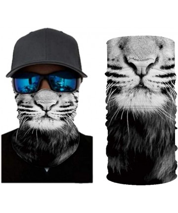 Balaclavas Lion Print Face Mask- Rave Bandana- Neck Gaiter- Scarf- Summer Balaclava for Dust Wind UV Protection - Ssa - CK198...