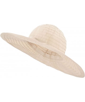 Sun Hats Women's UPF 50+ Sun Protection Summer Floppy Beach Hat - Beige - C012O3C0GD2 $15.30
