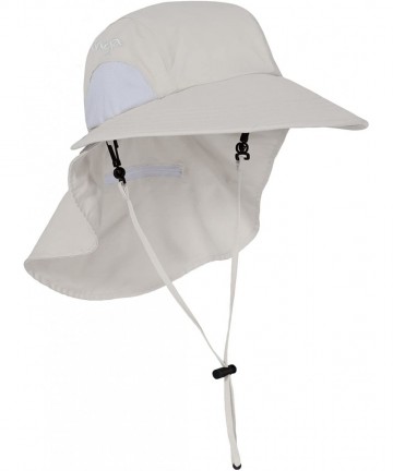Sun Hats Adult Unisex Sol Wide Brim Sun Hats - UPF 50+ Sun Protection - Cream - CD11ZUGNAWZ $58.81