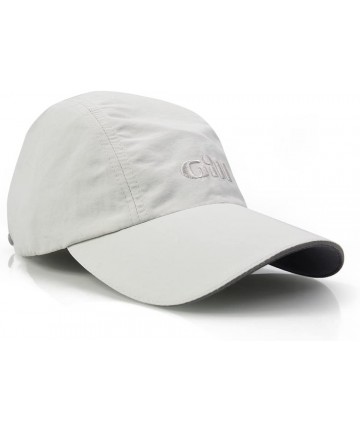 Baseball Caps Regatta Cap with 50+ UV Protection and Anti-Corrosion Clip One Size Fits All - Silver - CN188E6T0ZO $39.48