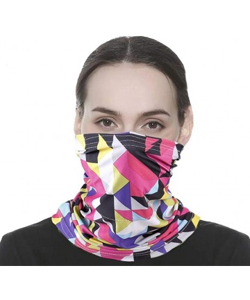 Balaclavas 2PCS Bandana Face Mask with 10PCS Safety Filters Neck Gaiter Balaclava Mouth Cover for Women Men - Pattern 3 - C61...