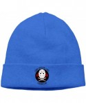 Skullies & Beanies Camp Crystal Lake Friday 13th Beanie Men's Women's Plain Cuff Hat Cap Skull Beanie - Blue - CU18AD9GIQO $2...