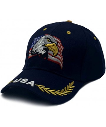 Skullies & Beanies Keep America Great Hat Donald Trump President 2020 Slogan with USA Flag Cap Adjustable Baseball Cap - 30 N...