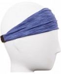Headbands Xflex Space Dye Adjustable & Stretchy Wide Headbands for Women - Heavyweight Space Dye Royal Blue - CR17X6NSQ0U $15.66