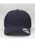 Baseball Caps Plain Pro Cool Mesh Low Profile Adjustable Baseball Cap - Flex L/Xl Navy - CY187GGCCIH $19.14