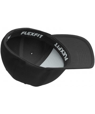 Baseball Caps Cool and Dry Flexfit Moisture Wicking Caps in Adult Sizes - S/M- L/XL - Black - CR11SEQ90FZ $30.92