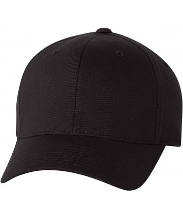 Baseball Caps Wooly 6-Panel Cap (6277) - Black - CJ12L3IPM6L $18.22