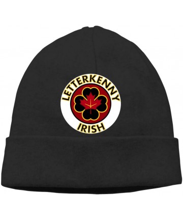 Skullies & Beanies Letterkenny-Irish Hedging Cap Neutral Thin Soft Breathable Autumn and Winter Hat - Black - CO18ZZWL88H $22.98