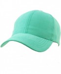 Baseball Caps Everyday Unisex Light Plain Blank Baseball Sun Visor Solid Cap Dad Hat - Mint - C817YGADCZI $13.29