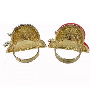 Sun Hats Great Deals! 2 Pack Red & Purple Hat Rings/Red Hat Ladies Society - C411FABV2KR $14.18