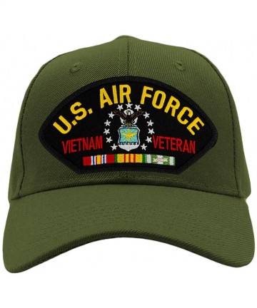 Baseball Caps US Air Force Vietnam Veteran Hat/Ballcap Adjustable-Back One Size Fits Most - Olive Green - C018H3SOLQ7 $34.97