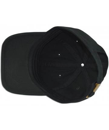 Baseball Caps Cotton Classic Dad Hat Adjustable Plain Cap Polo Style Low Profile Unstructured 1400 - Black - CJ12NVFHHE0 $12.96