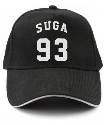 Baseball Caps Kpop BTS Baseball Cap Member Name and Birth Year Number Cap Snapback hat with lomo Card - Suga - CZ188QITM75 $1...