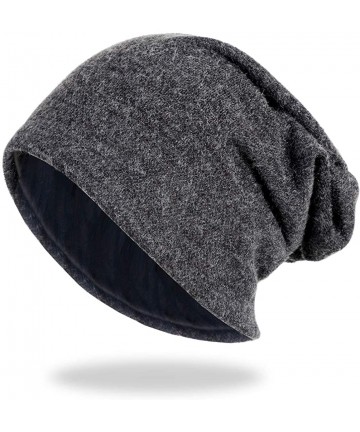 Skullies & Beanies Multifunctional Slouchy Beanie Hat Winter Knit Hats for Women and Mens - Grey - CY18AOW69R7 $24.32