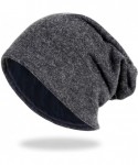 Skullies & Beanies Multifunctional Slouchy Beanie Hat Winter Knit Hats for Women and Mens - Grey - CY18AOW69R7 $17.58