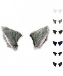 Headbands Cat Fox Long Fur Ears Hair Clip Cosplay Costume Kit Fancy Dress Halloween Party - Coffee - CS18I240GRW $15.07