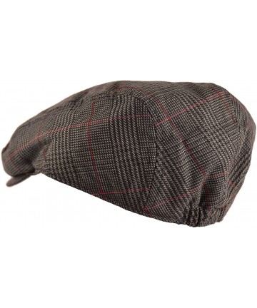 Newsboy Caps Men's Classic Herringbone Tweed Wool Blend Newsboy Ivy Hat (Large/X-Large- Charcoal) - Paisley Dk.brown - CD1866...