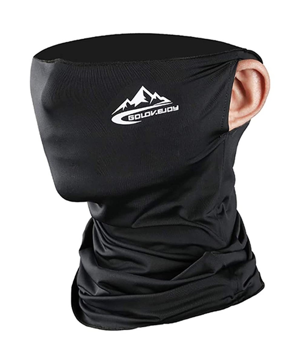 Balaclavas Face Bandana Balaclava Neck Gaiter Men Women Seamless Headwear Scarf Wind Protection Dust Outdoor - Black - CM1983...