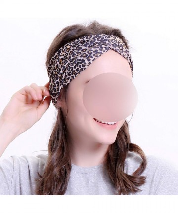 Headbands Leopard Headbands Hairbands Headband Bandanas - Light Purple - CB18WY42IGL $32.75