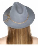 Fedoras Wool Felt Fedora Hats for Women- Panama Hat- Wide Brim Hats- Fall Floppy Hat Women- Beach Hats- Cloche - C018SO2EMOQ ...