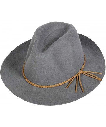 Fedoras Wool Felt Fedora Hats for Women- Panama Hat- Wide Brim Hats- Fall Floppy Hat Women- Beach Hats- Cloche - C018SO2EMOQ ...